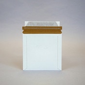 White Rigid Mailer for 1 CD Case. T